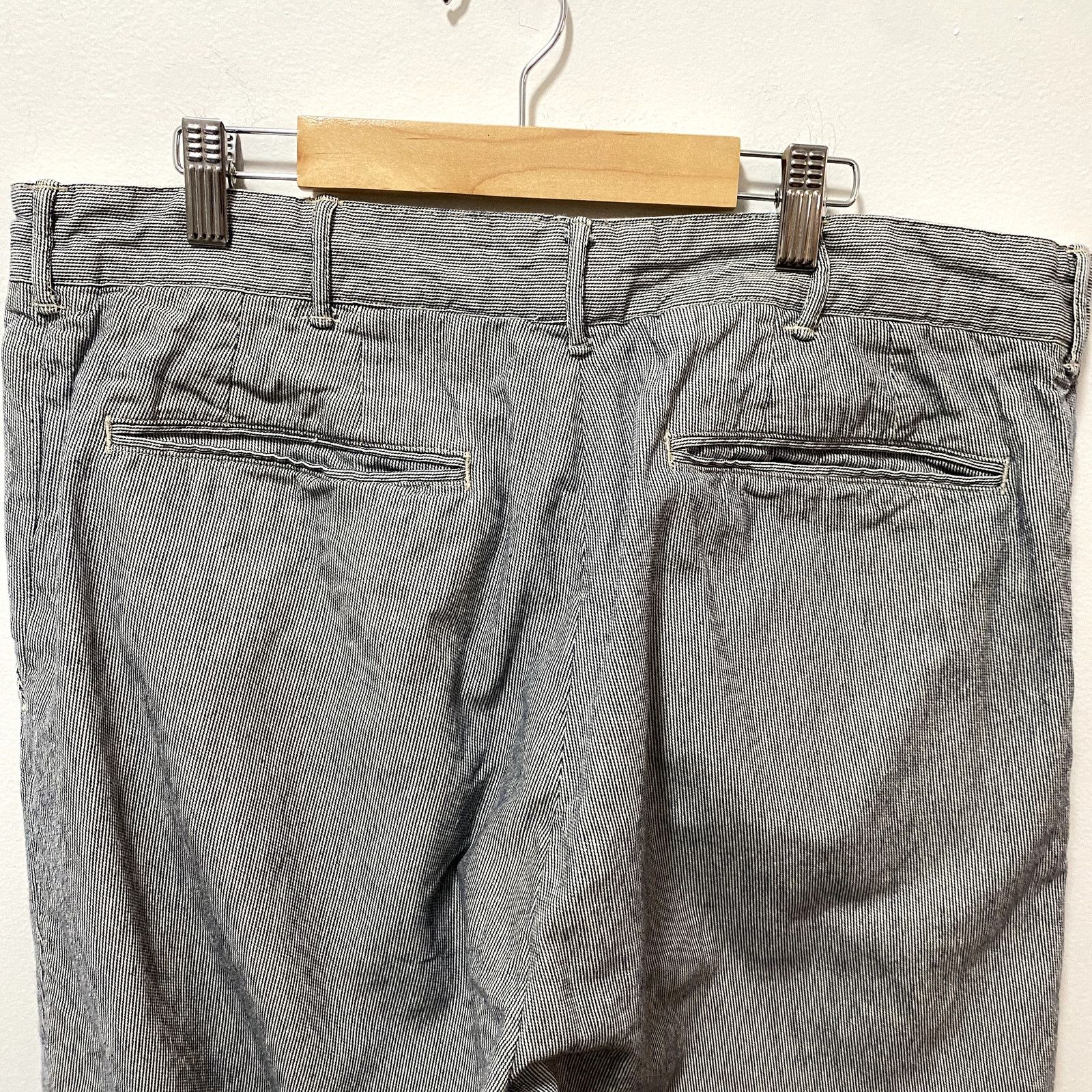 RRL Ralph Lauren RRL Double RL Railroad Stripe Trouser Button Fly Pants Size US 36 / EU 52 - 5 Thumbnail