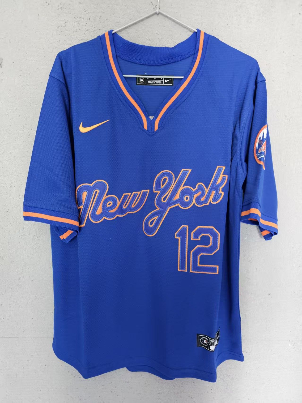 MLB New York Met #12 Francisco Lindor Jersey XL Size US XL / EU 56 / 4 - 2 Thumbnail