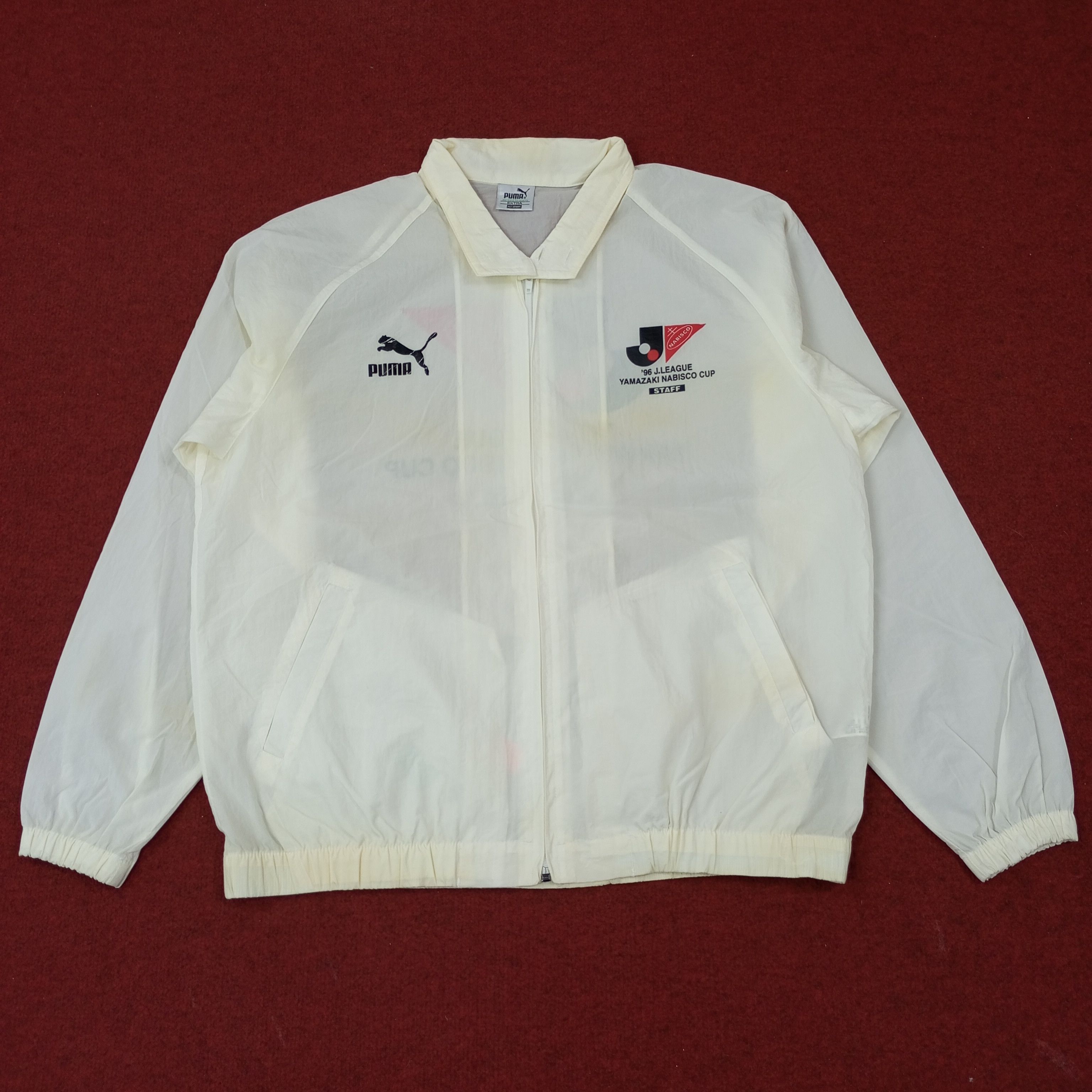 Japanese Brand × Puma × Vintage Puma Japan League 1996 Yamazaki Nabisco Cup Jacket c231n2 Size US L / EU 52-54 / 3 - 3 Thumbnail