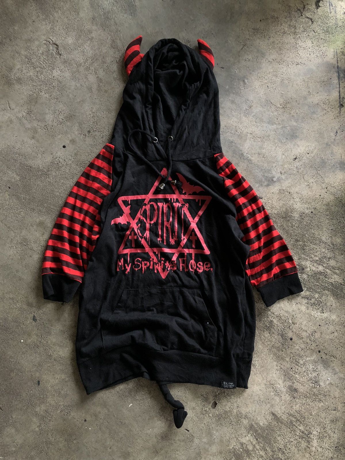 If Six Was Nine × Japanese Brand × Le Grande Bleu (L.G.B.) JAPANESE DIG DEEP PUNK GOTHIC STYLE HOODIE Size US L / EU 52-54 / 3 - 1 Thumbnail