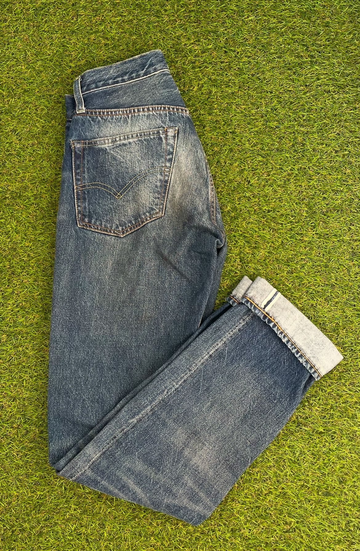 LVC × Levi's × Levi's Vintage Clothing Rare Vintage Levi's 501ZXX Big E Selvedge jerky Tag Size 25" / US 0 / IT 36 - 2 Thumbnail