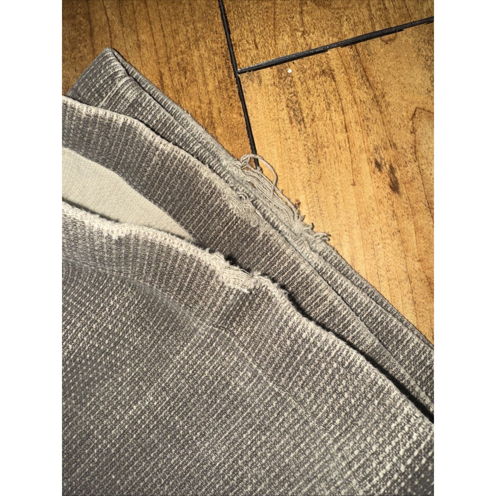 The Territory Ahead The Territory Ahead Olive Textured Cotton Pants Relaxed Fit Size US 36 / EU 52 - 2 Thumbnail