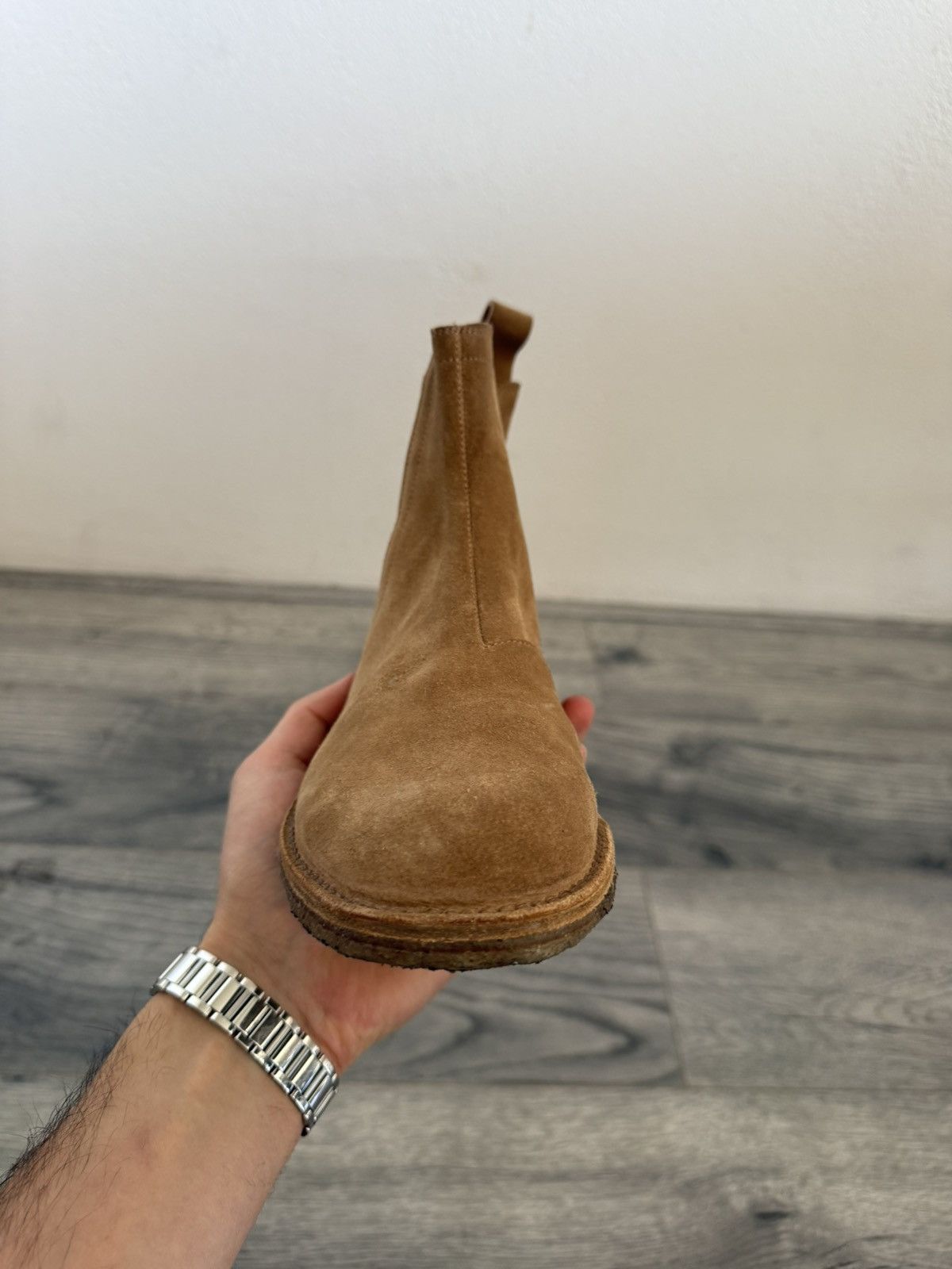 Bottega Veneta Tan Suede Chelsea Boots Size US 8 / EU 41 - 8 Thumbnail
