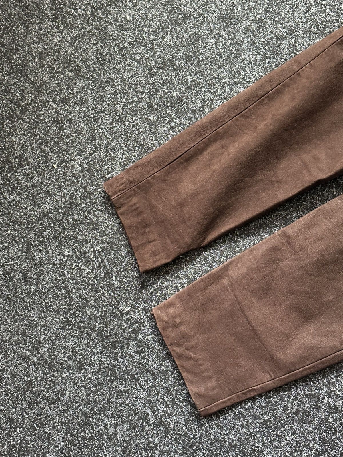 Cowboy Equipment × Leather 🚨GRAIL BOOTCUT BROWN Cowboy Biker Leather Pants Size 24" / US 00 / IT 34 - 12 Thumbnail