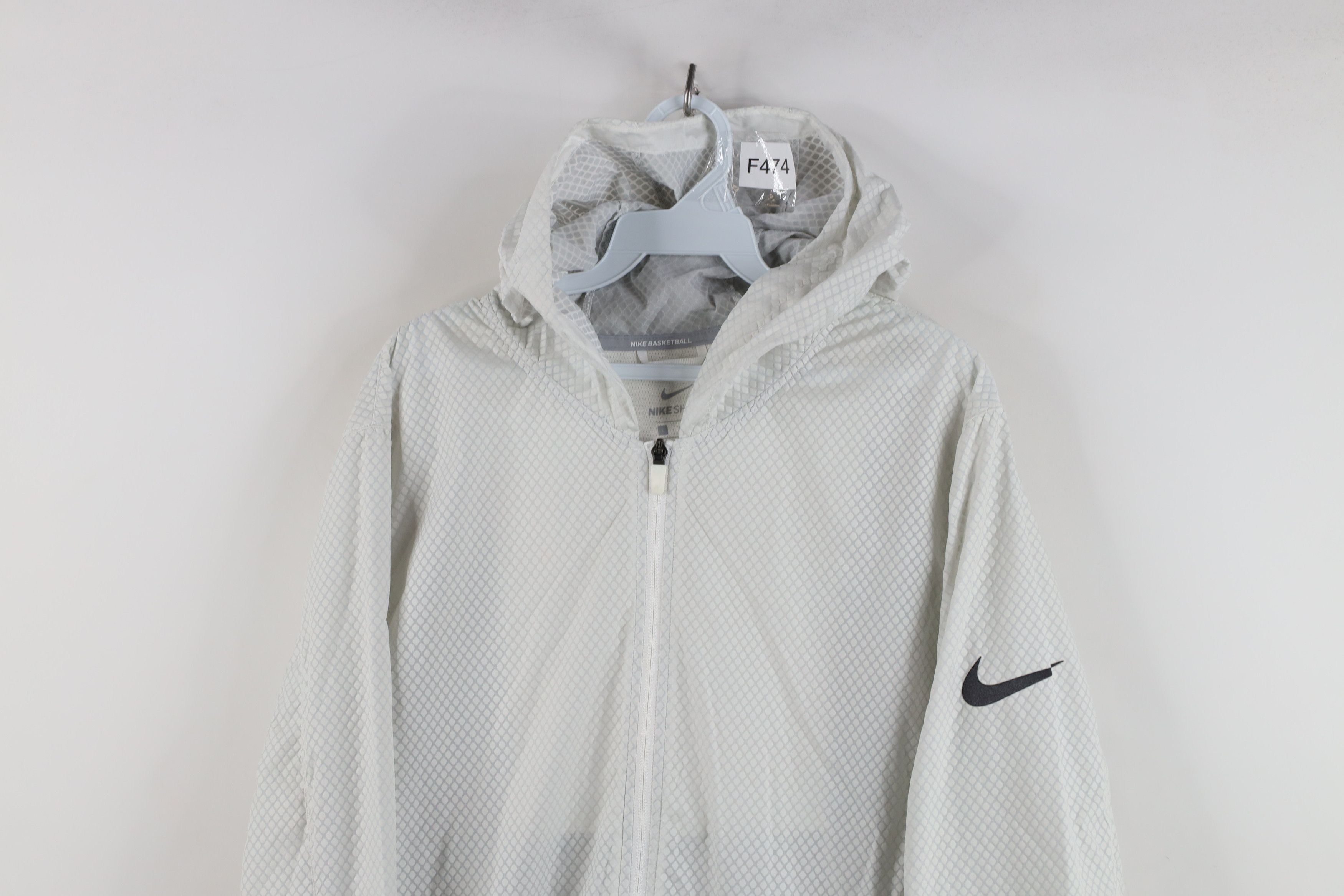 Nike Nike Shield Hyper Elite Hooded Basketball Jacket White Size US L / EU 52-54 / 3 - 2 Thumbnail