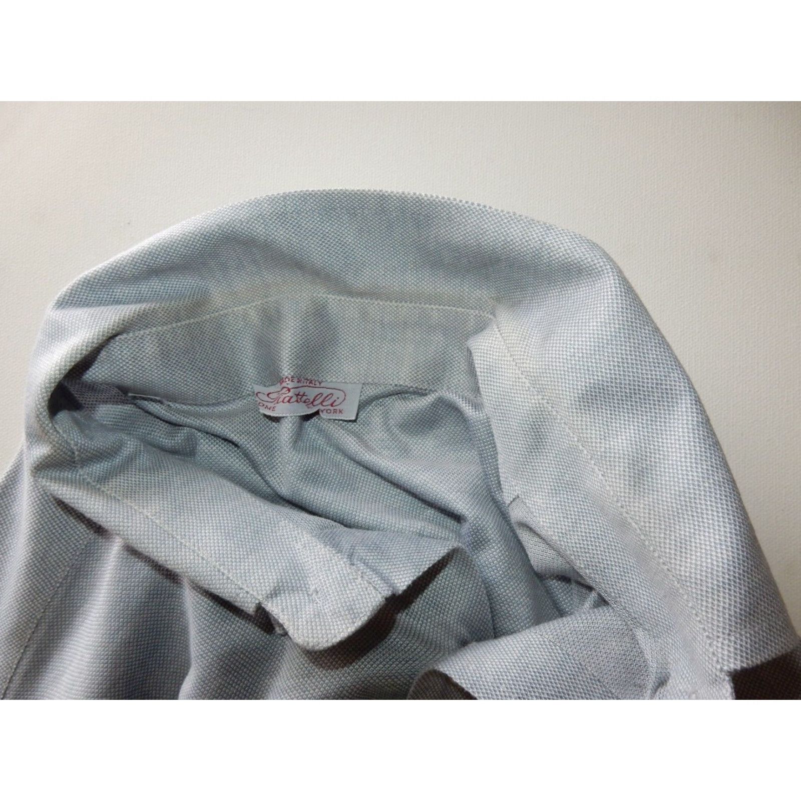 ELLIATT Vintage Piatelli Men's Gray Cotton Long Sleeve Button-Front Shirt Size M Size US M / EU 48-50 / 2 - 4 Thumbnail