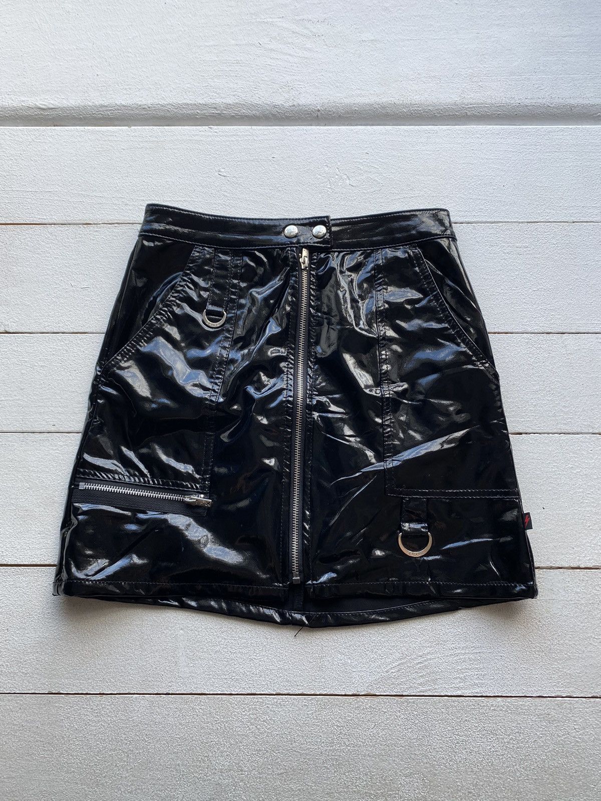 Japanese Brand × Tripp NYC 🔥Opium Tripp Nyc Bondage Zipper Skirt Womens Punk Gothic 💣 Size 26" / US 2 / IT 38 - 1 Thumbnail