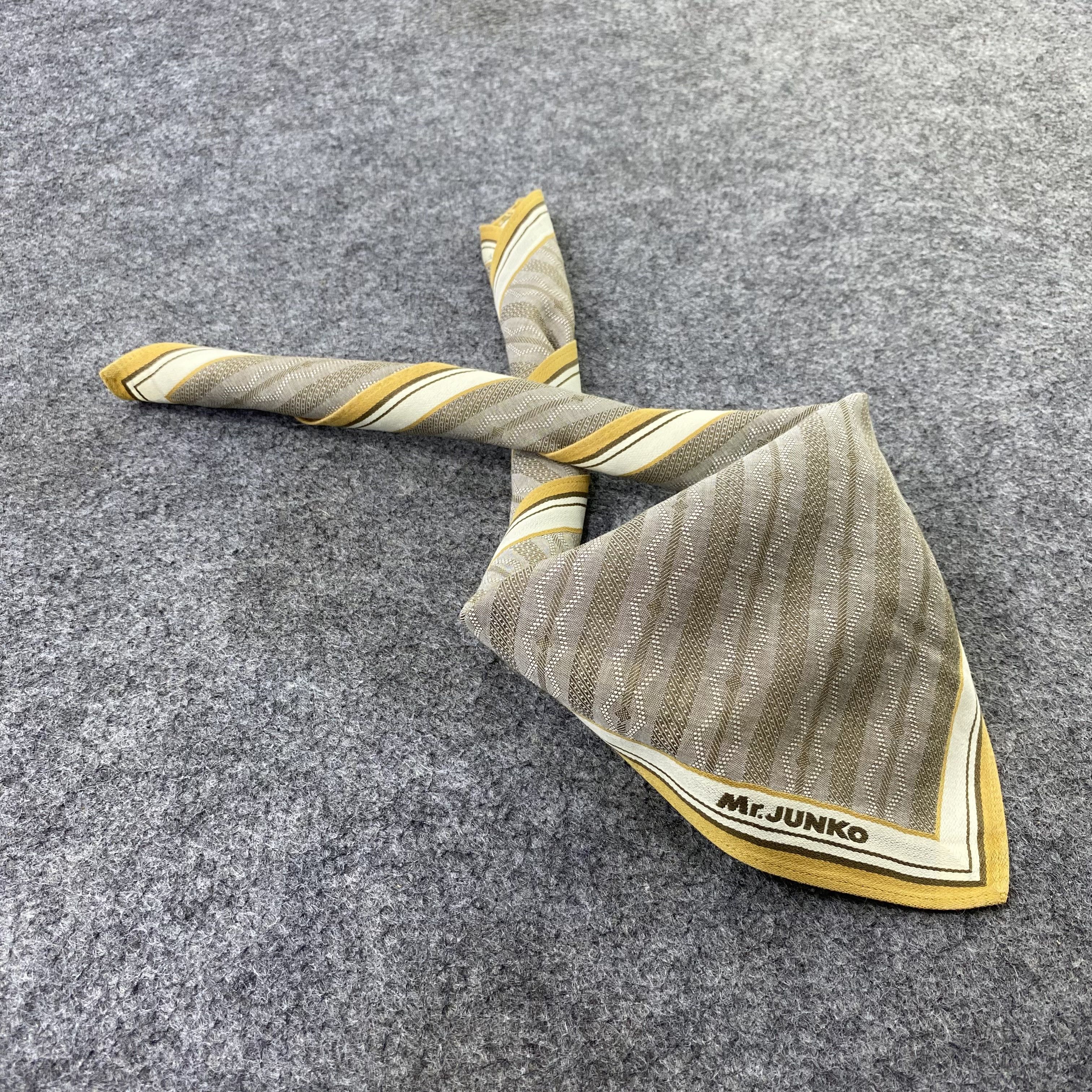 Japanese Brand Mr.Junko Handkerchief Neckerchief Bandana-B1907 Size ONE SIZE - 1 Thumbnail
