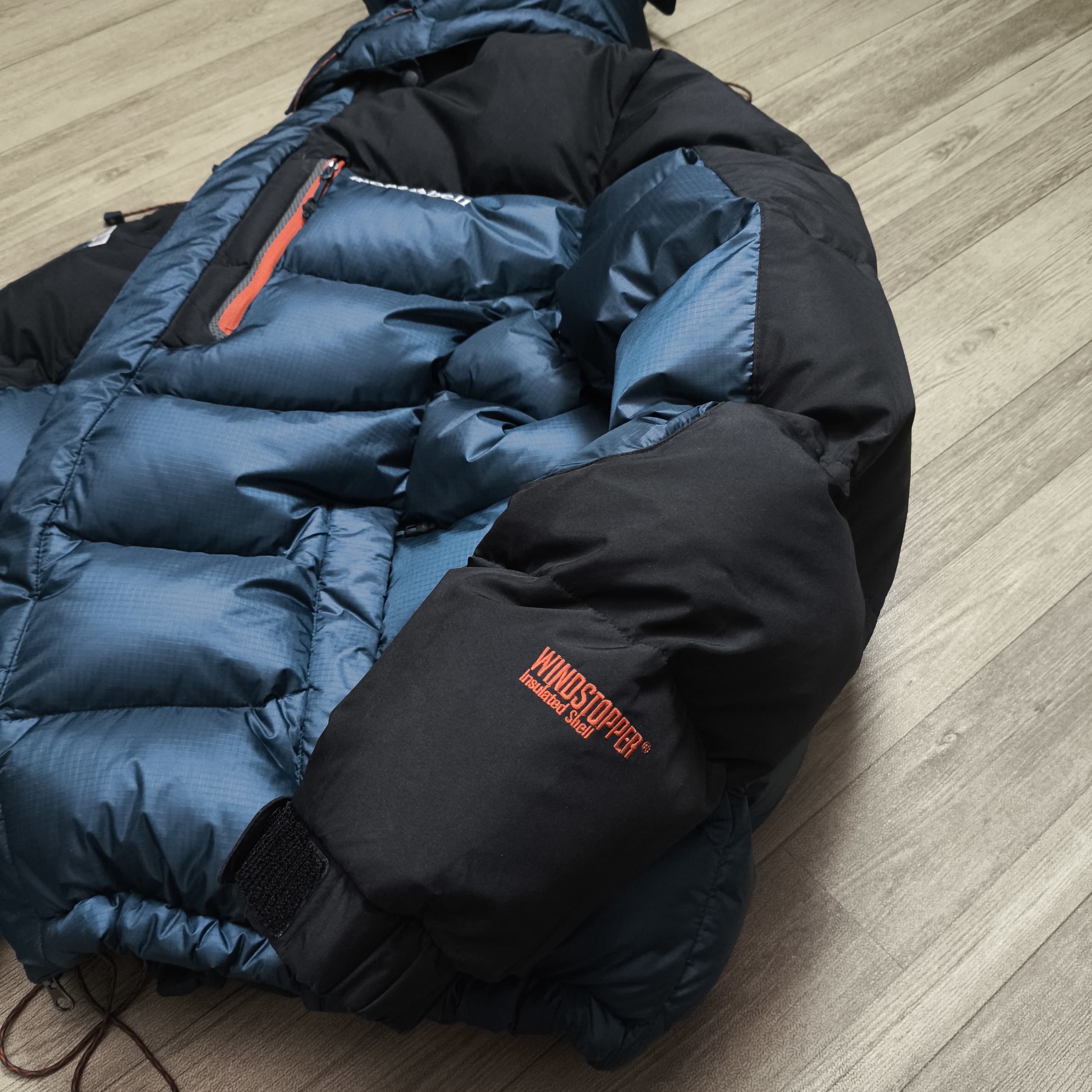 Montbell Montbell Two tone Ex700+ Windstopper Puffer Down Jacket Size US XL / EU 56 / 4 - 14 Thumbnail