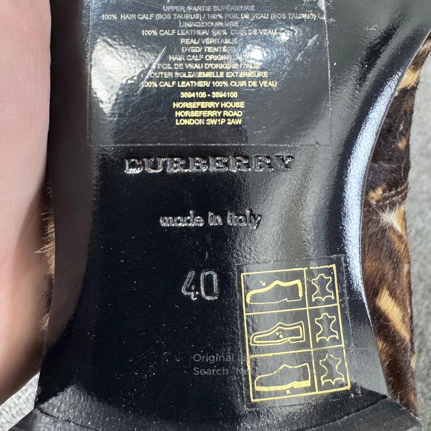 Burberry BURBERRY Leather Chelsea boots| Size US 7 / EU 40 - 6 Thumbnail