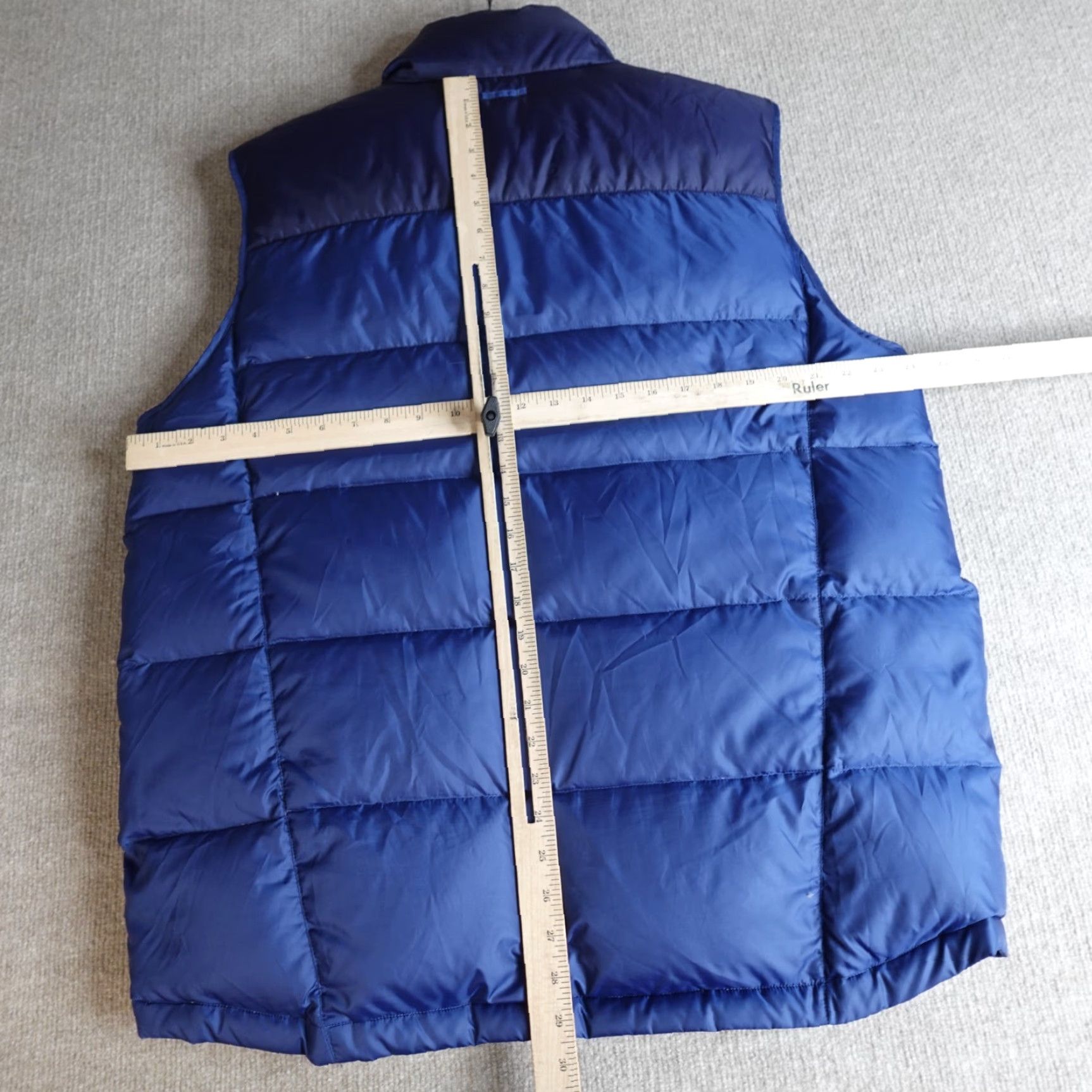 Eddie Bauer Eddie Bauer Vest LT Blue Full Zip Premium Down Filled Puffer Quilted Down Vest LT Blue Mens Puffer Jacket Quilted Full Zip Size US L / EU 52-54 / 3 - 5 Thumbnail