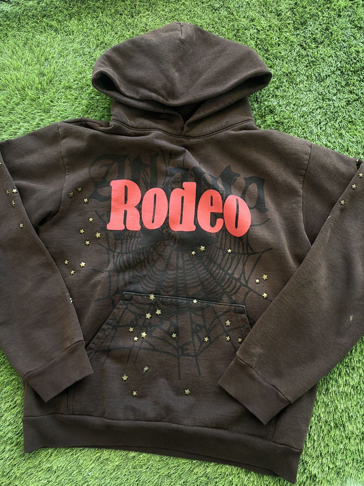 Sp5der × Travis Scott Travis Scott Cactus Jack x Sp5der Days Before Rodeo Hoodie M Size US M / EU 48-50 / 2 - 1 Thumbnail