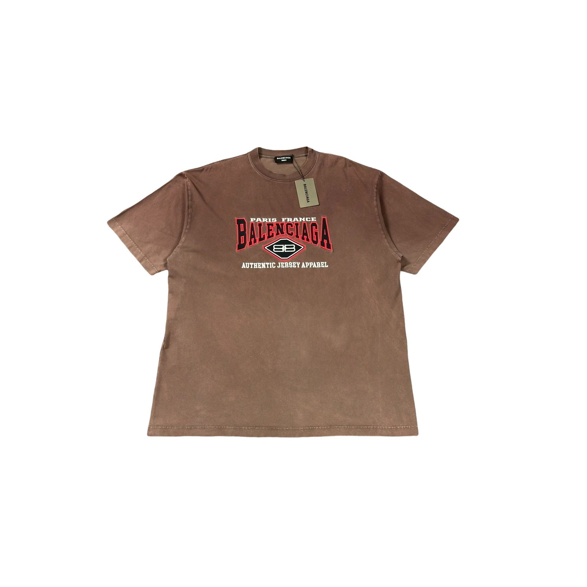Balenciaga Balenciaga Logo Embroidered T-Shirt Size L Size US L / EU 52-54 / 3 - 1 Thumbnail