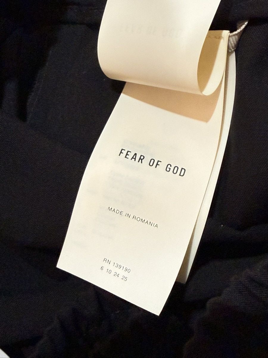 Fear of God Fear of God Oxford Drawstring Eternal Pants Black Size Large Size US 34 / EU 50 - 11 Thumbnail