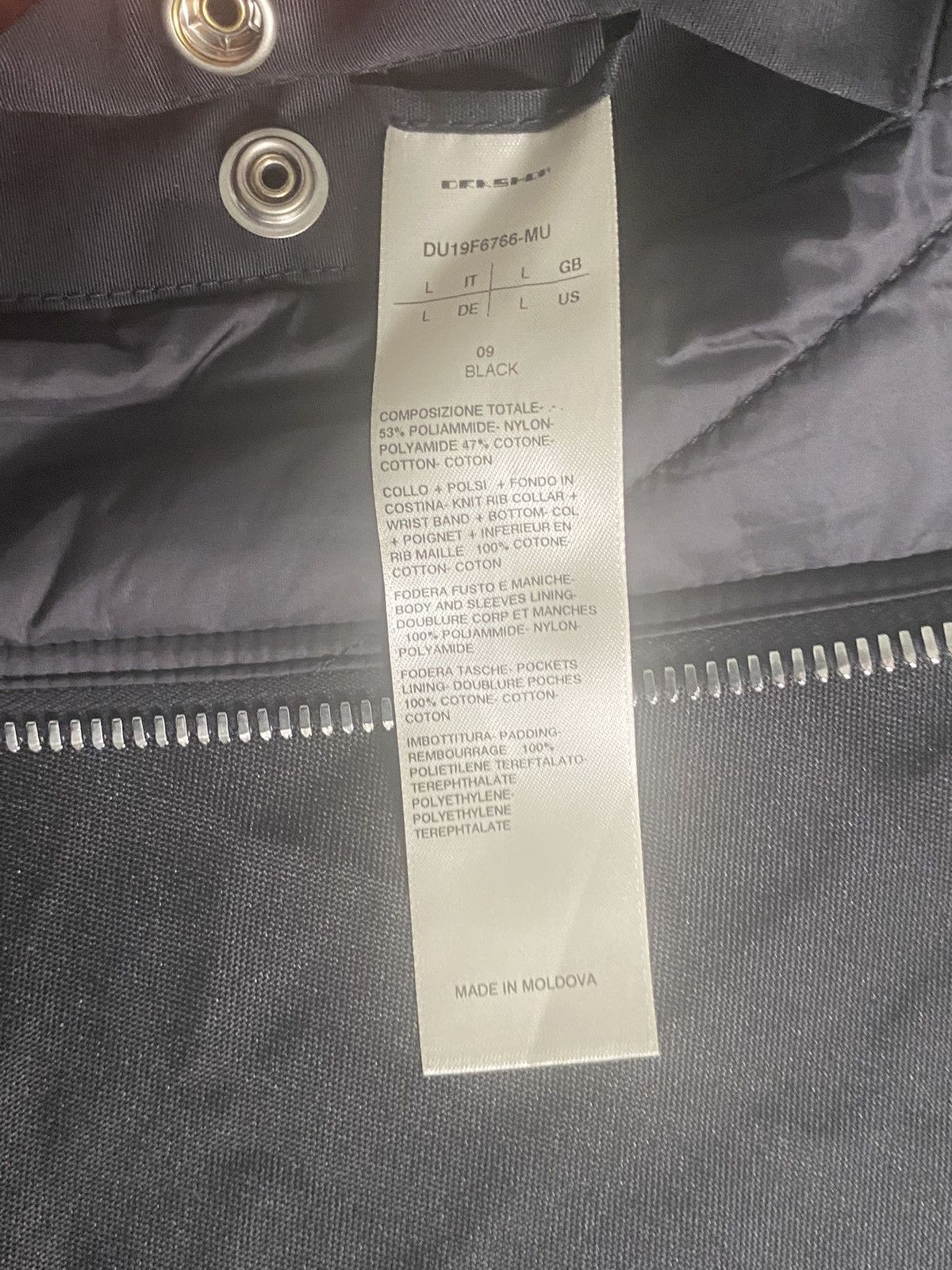 Rick Owens Drkshdw Rick Owens DRKSHDW M-A1 Bomber Jacket Size Large Size US L / EU 52-54 / 3 - 7 Thumbnail