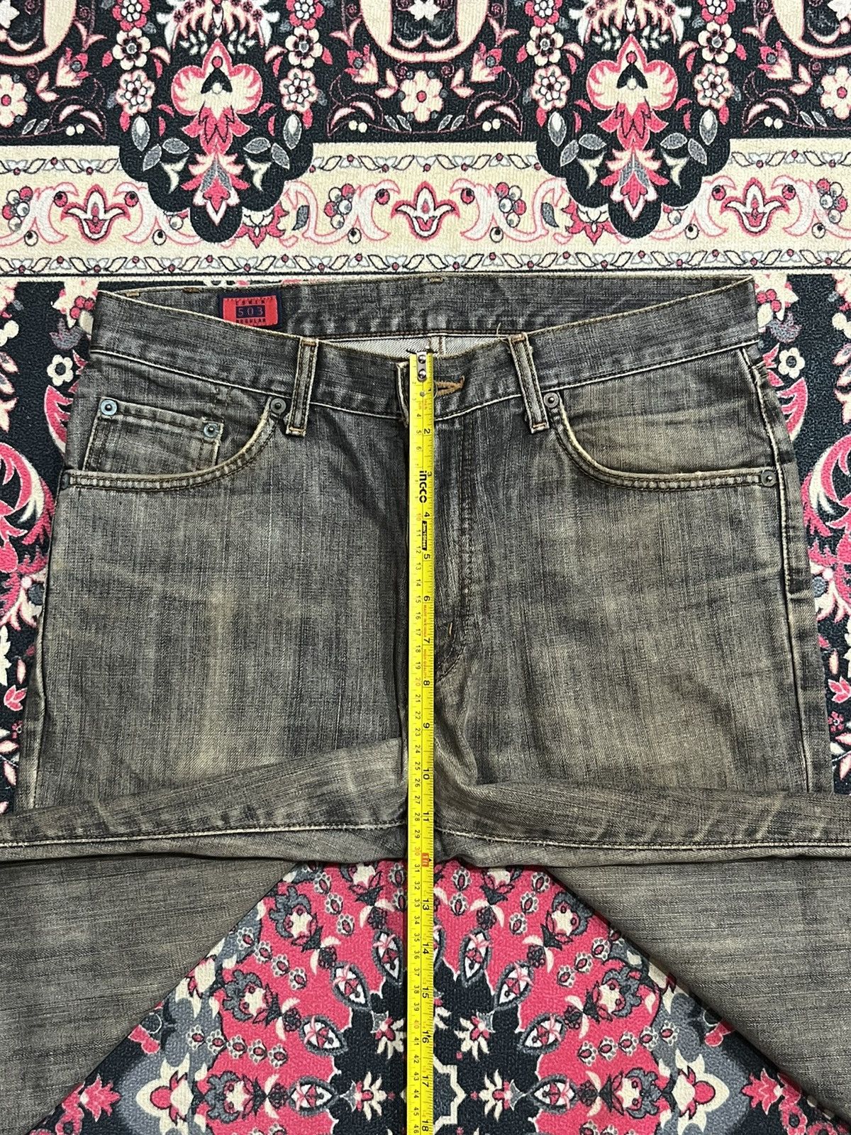 Edwin Vintage Edwin 503 Rusty Washed Straight Leg Jeans Size US 32 / EU 48 - 14 Thumbnail