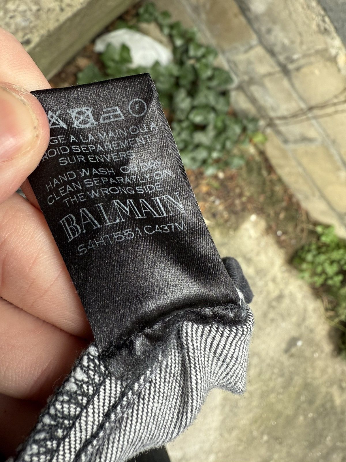 Balmain Balmain Houndstooth Biker Denim Size US 30 / EU 46 - 7 Thumbnail