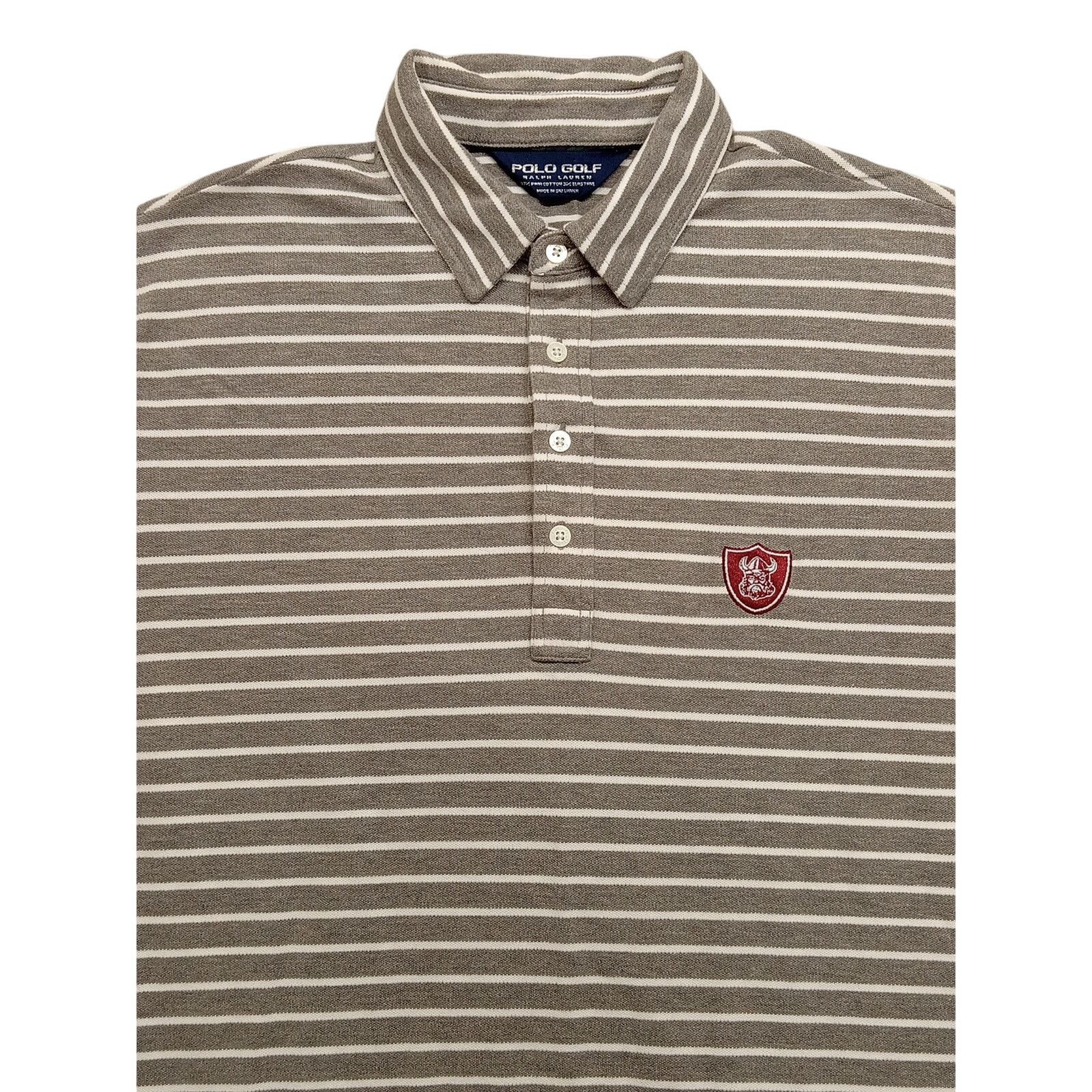 Polo Ralph Lauren Polo Golf Shirt L Men's Ralph Lauren 4 Button Striped Size US L / EU 52-54 / 3 - 3 Thumbnail