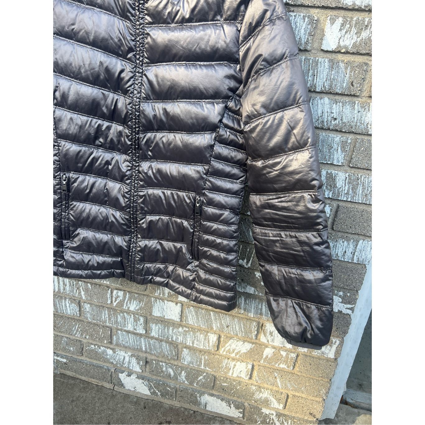 Bass GH Bass Outdoors Shinny Silver Woman’s Winter Jacket Size Me Size M / US 6-8 / IT 42-44 - 2 Thumbnail