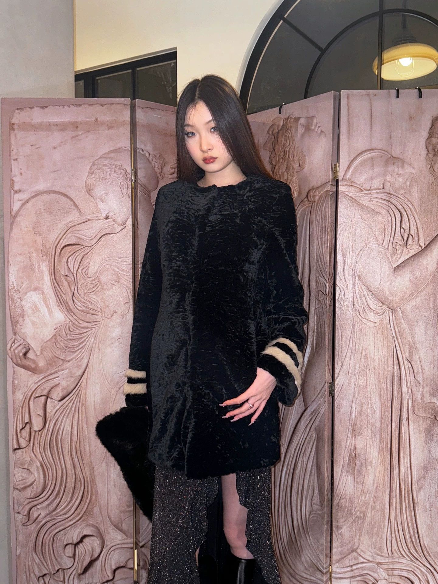 Other save the queen STQ eco fur coat w/ scarf 40/96/85 Size M / US 6-8 / IT 42-44 - 4 Thumbnail