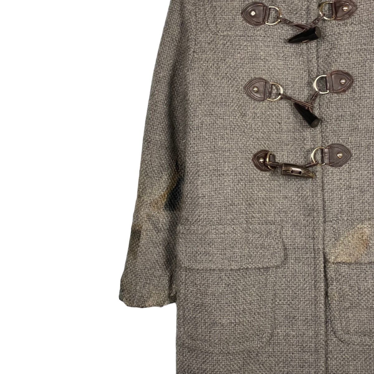 Yohji Yamamoto Ined By Yohji Yamamoto Wool Duffle Coat Size US S / EU 44-46 / 1 - 2 Thumbnail