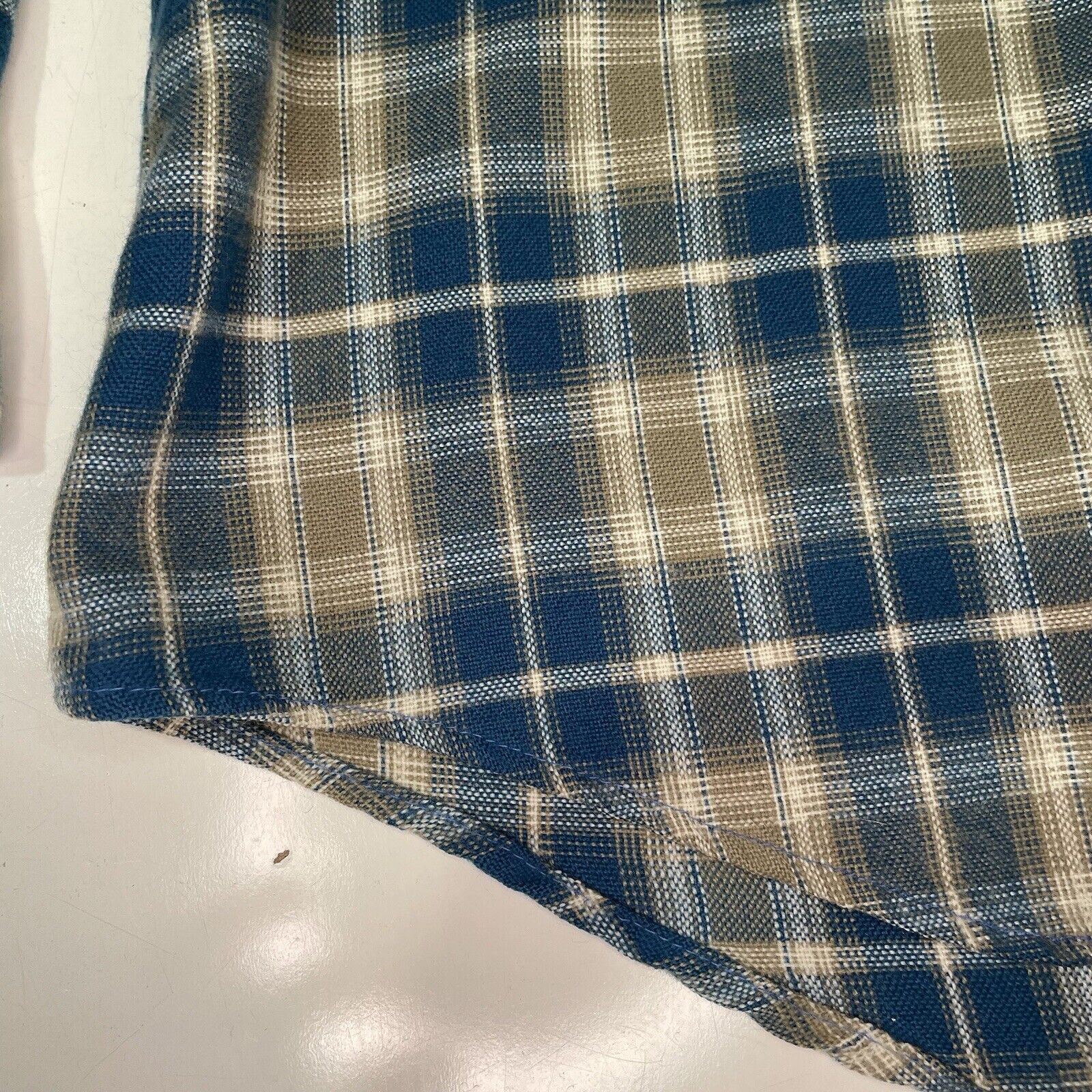 High Sierra VTG High Sierra Flannel Plaid Shirt Beige Teal Blue Check M Size US M / EU 48-50 / 2 - 2 Thumbnail