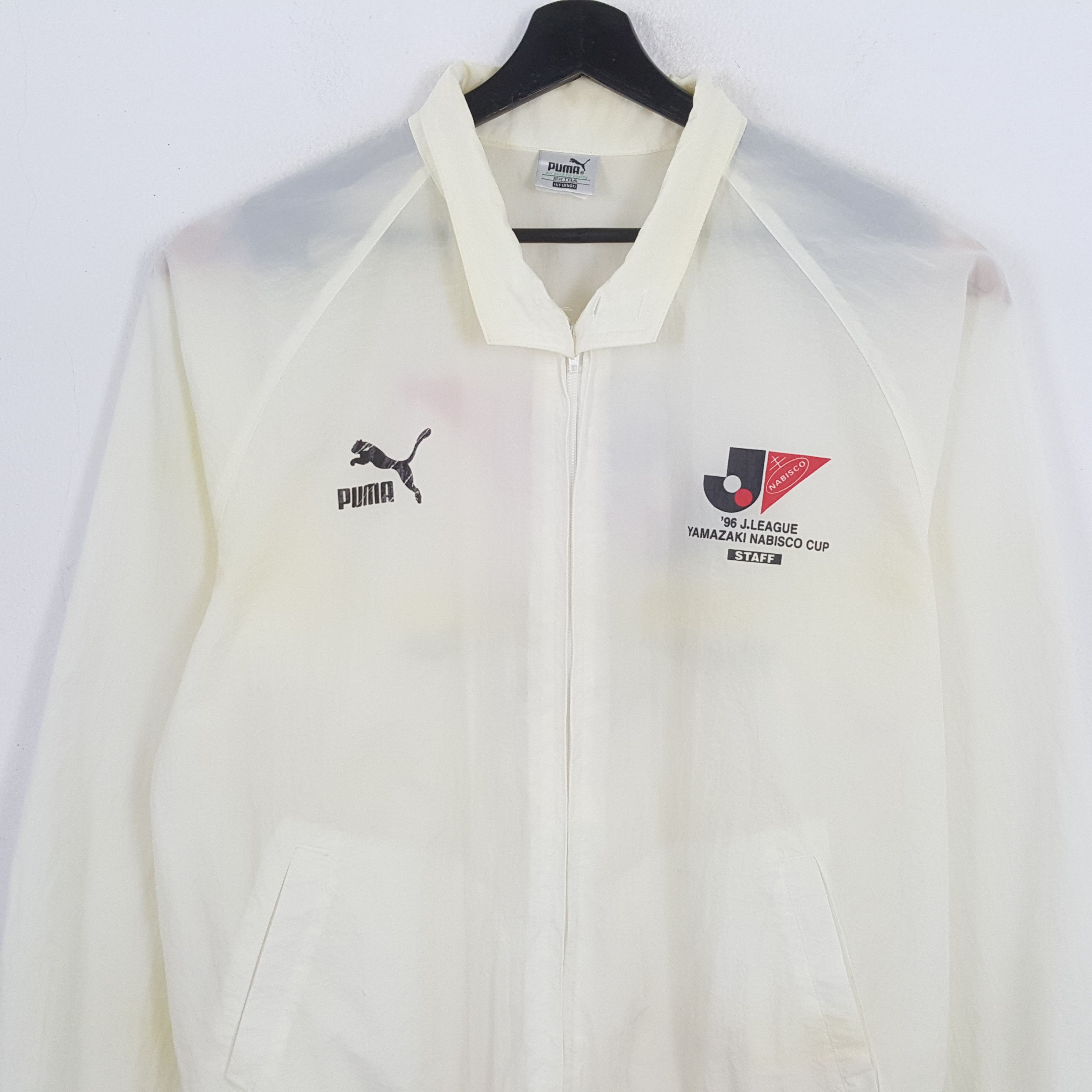 Japanese Brand × Puma × Vintage PUMA JAPAN LEAGUE 1996 Jacket Yamazaki Nabisco Cup Size US L / EU 52-54 / 3 - 4 Thumbnail