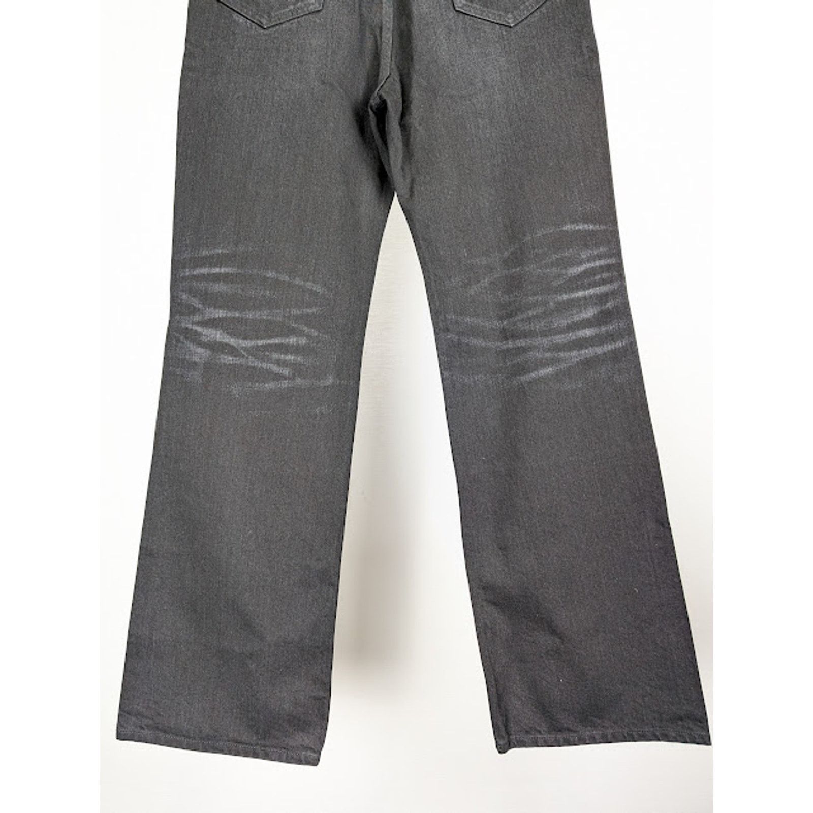 Saint Laurent Paris o1rshd1 D35 70's Flare Denim Jeans in Black Size US 34 / EU 50 - 12 Thumbnail