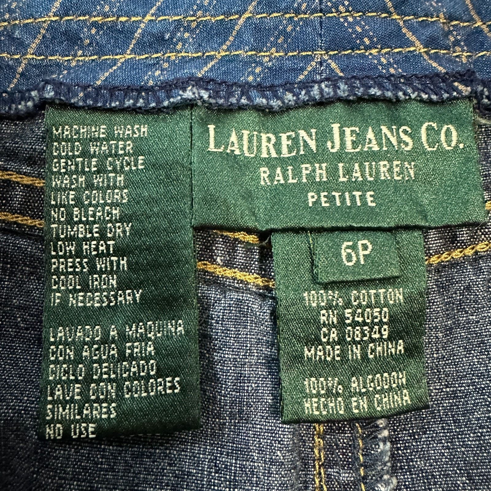 Lauren Ralph Lauren Vintage Lauren Jeans Co Ralph Maxi Denim Skirt 6 Petite Size 28" / US 6 / IT 42 - 3 Thumbnail