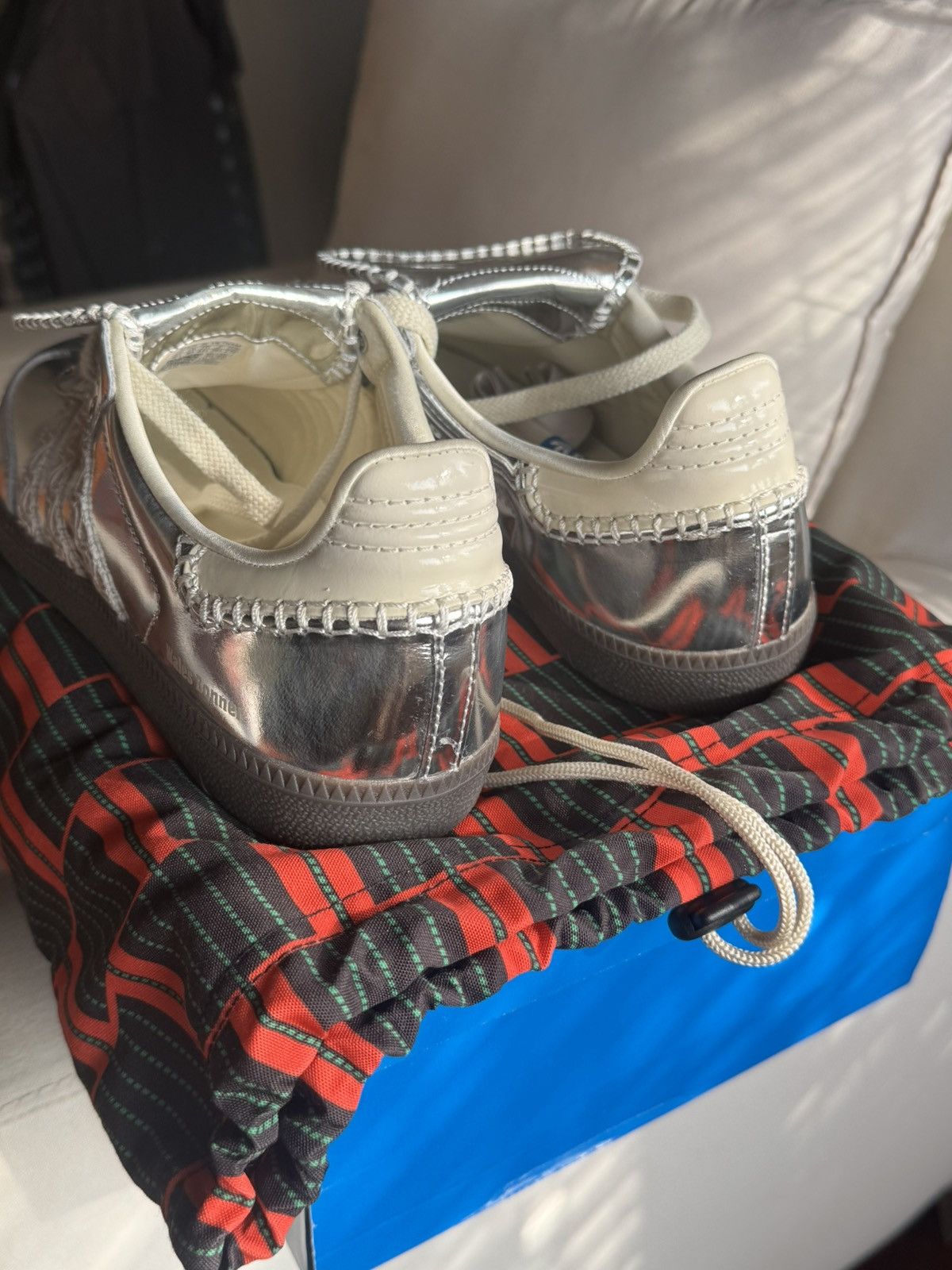 Adidas × Wales Bonner Adidas Wales Bonner Samba Silver Size US 10.5 / EU 43-44 - 17 Thumbnail