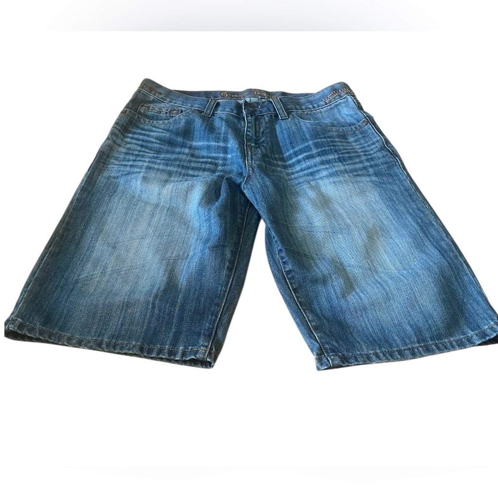 Guess Men's Blue Denim Guess Jeans Shorts, size 33 Size US 33 - 1 Thumbnail