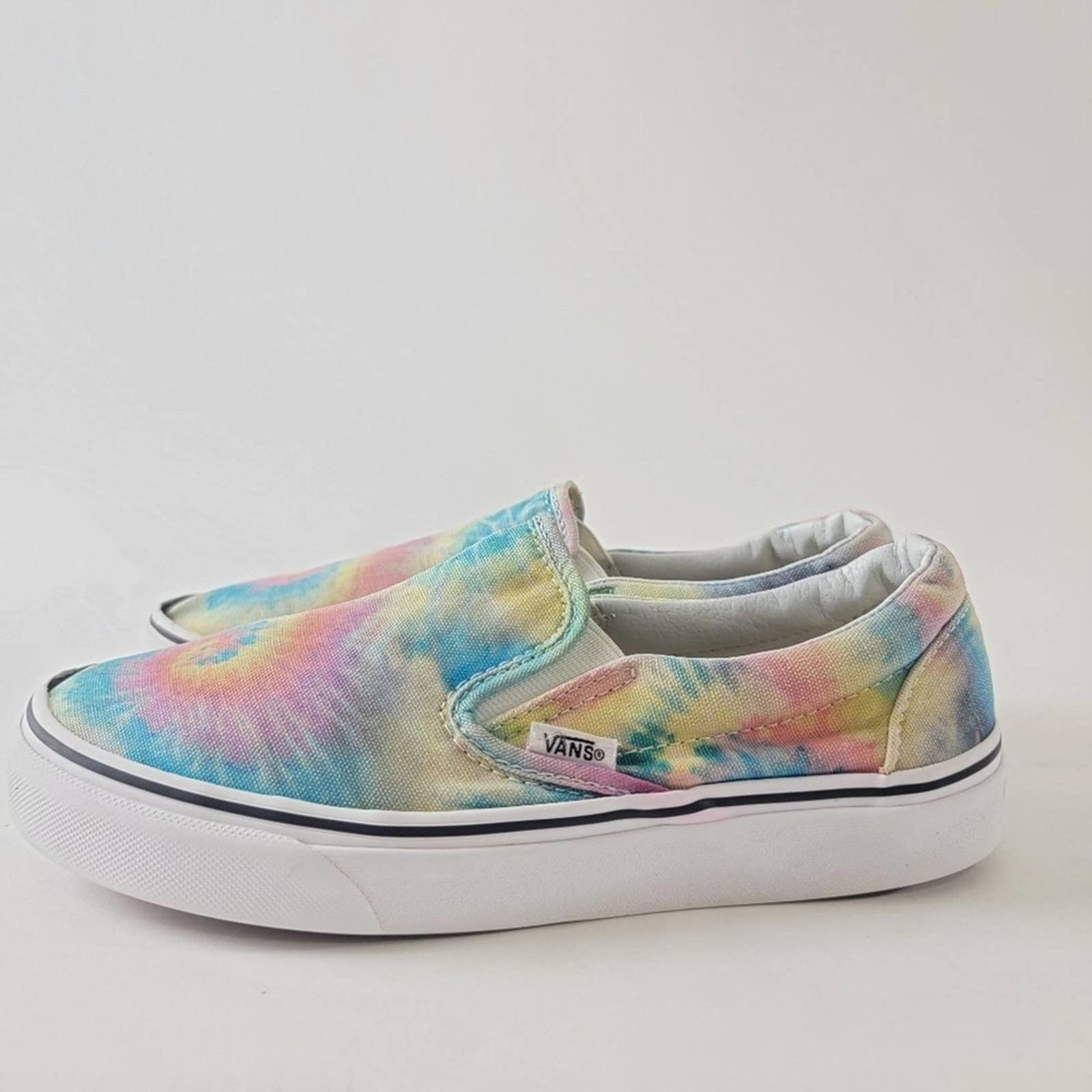 Vans Vans Tie Dye Pastel Slip On Loafers - 7 Size US 7 / IT 37 - 2 Thumbnail