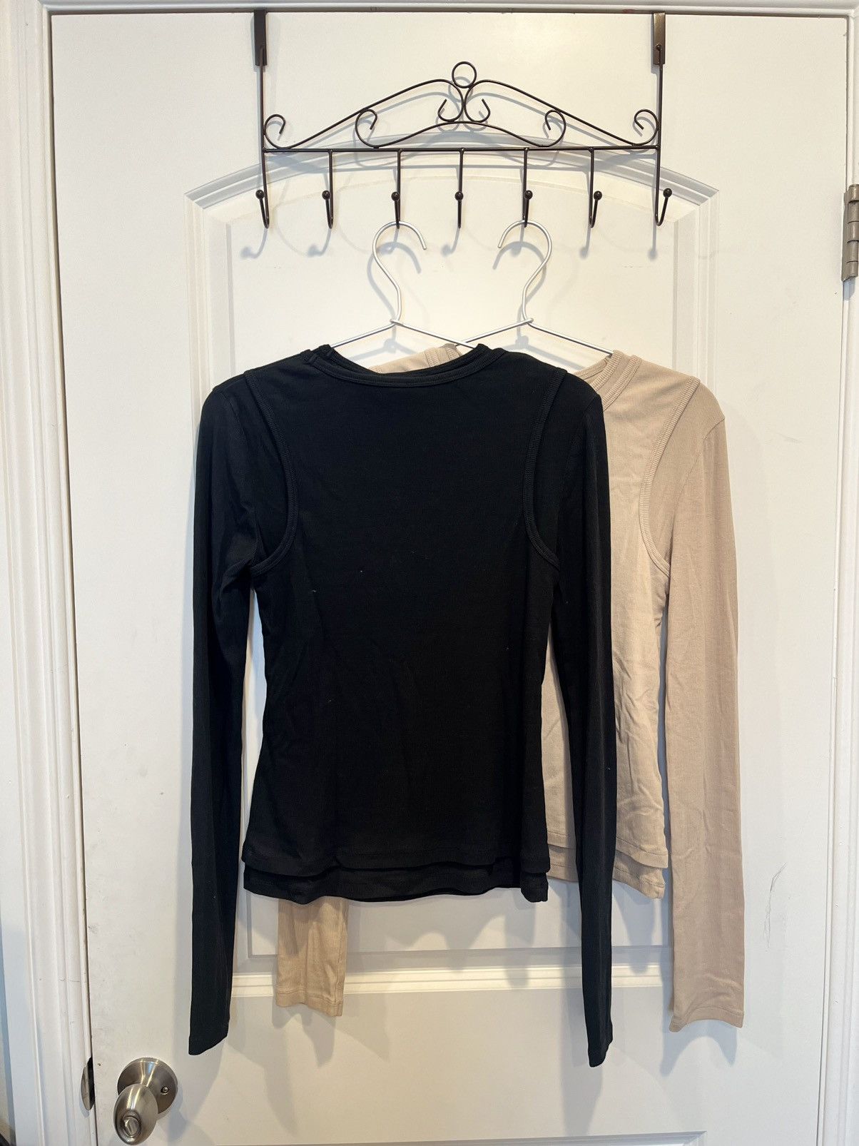 Acne Studios Acne Studios beige Long sleeve T-shirt Size XS / US 0-2 / IT 36-38 - 2 Thumbnail