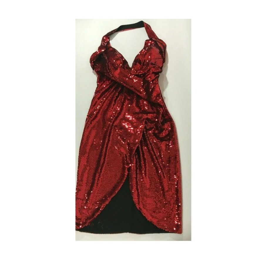 Moschino SPECIAL! AW15 MOSCHINO COUTURE JEREMY SCOTT Halterneck Dress Size L / US 10 / IT 46 - 10 Thumbnail