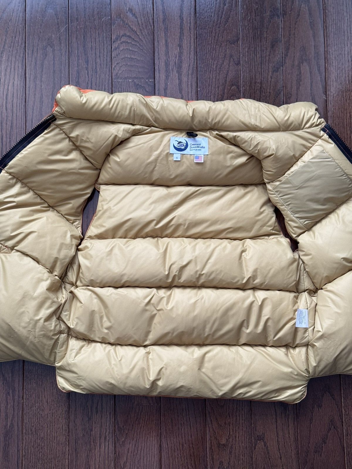 Crescent Down Works North by North West Down Vest (Rust Orange) Size US XS / EU 42 / 0 - 2 Thumbnail