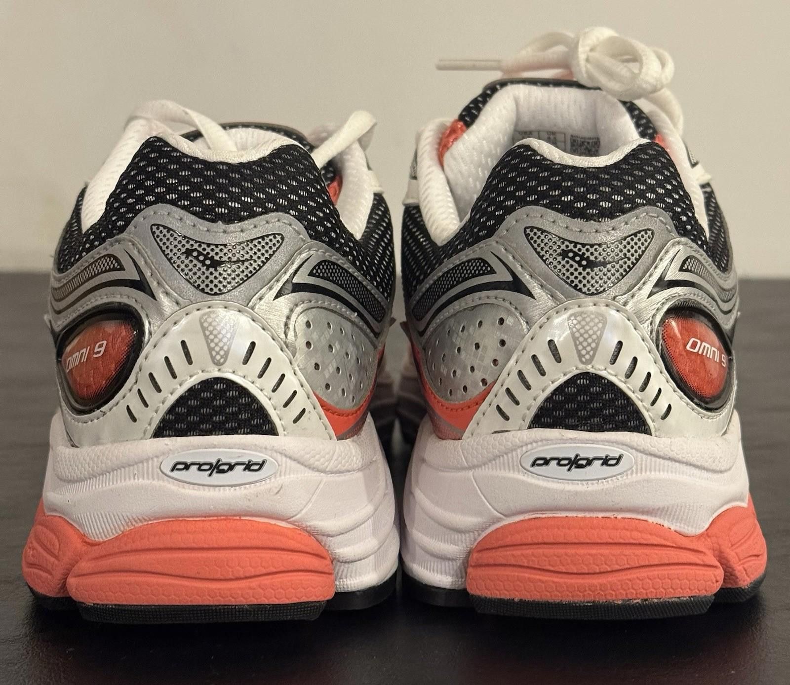 Saucony Saucony ProGrid Omni 9 Coral Silver White S70739-26 Men’s Size US 7.5 / EU 40-41 - 5 Thumbnail