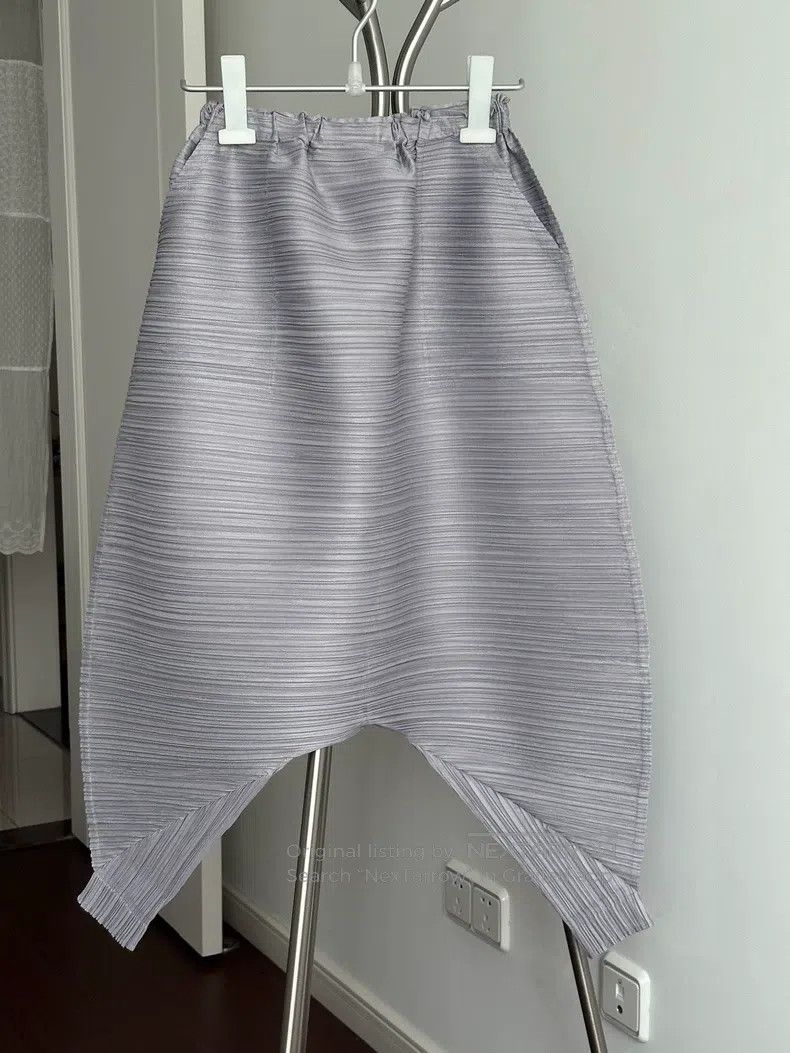 Issey Miyake Issey Miyake size:3 Gray Trousers Size 22" - 1 Thumbnail