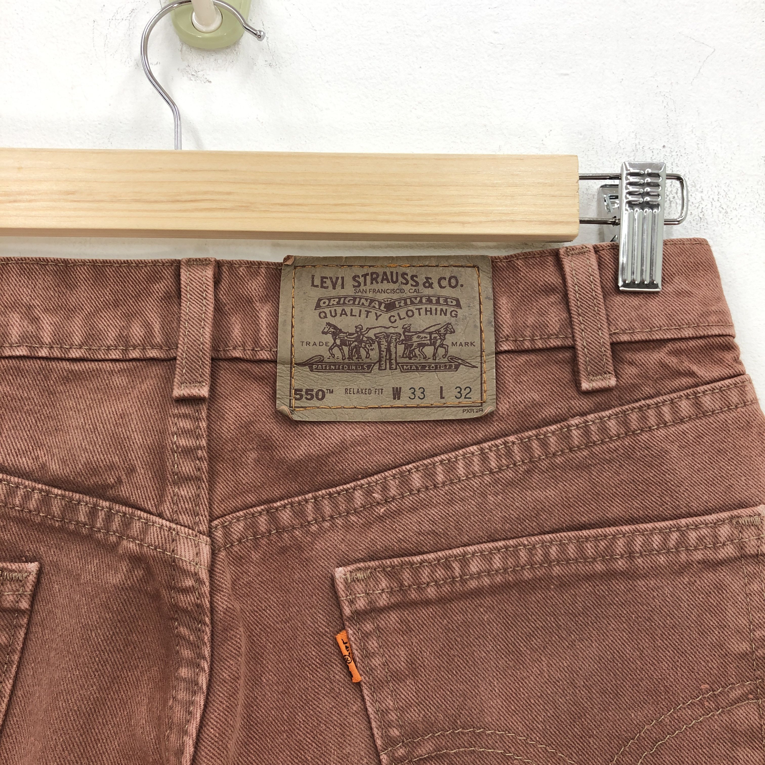 Levi's Vintage Levis 550 Baggy Jeans Levi's Faded Light Wash Denim Size US 32 / EU 48 - 5 Thumbnail