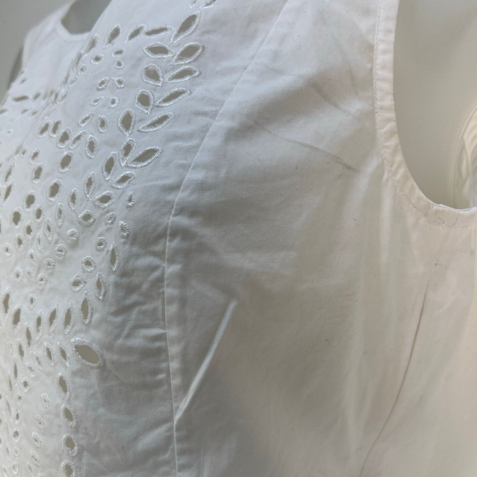 Opening Ceremony × Other Opening Ceremony x Chloe Sevigny Cropped Eyelet Tank Top Size S / US 4 / IT 40 - 4 Thumbnail