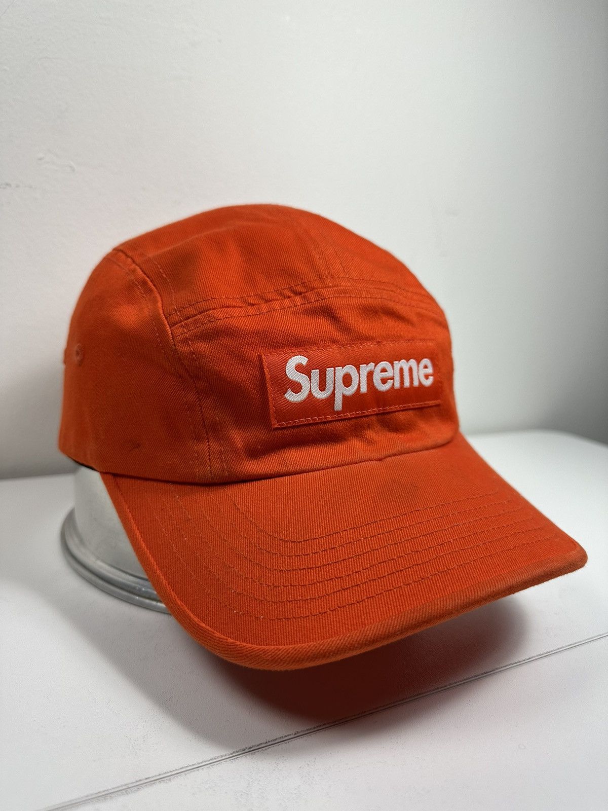 Supreme Supreme Washed Chino Twill Camp Cap Hat Size ONE SIZE - 3 Thumbnail