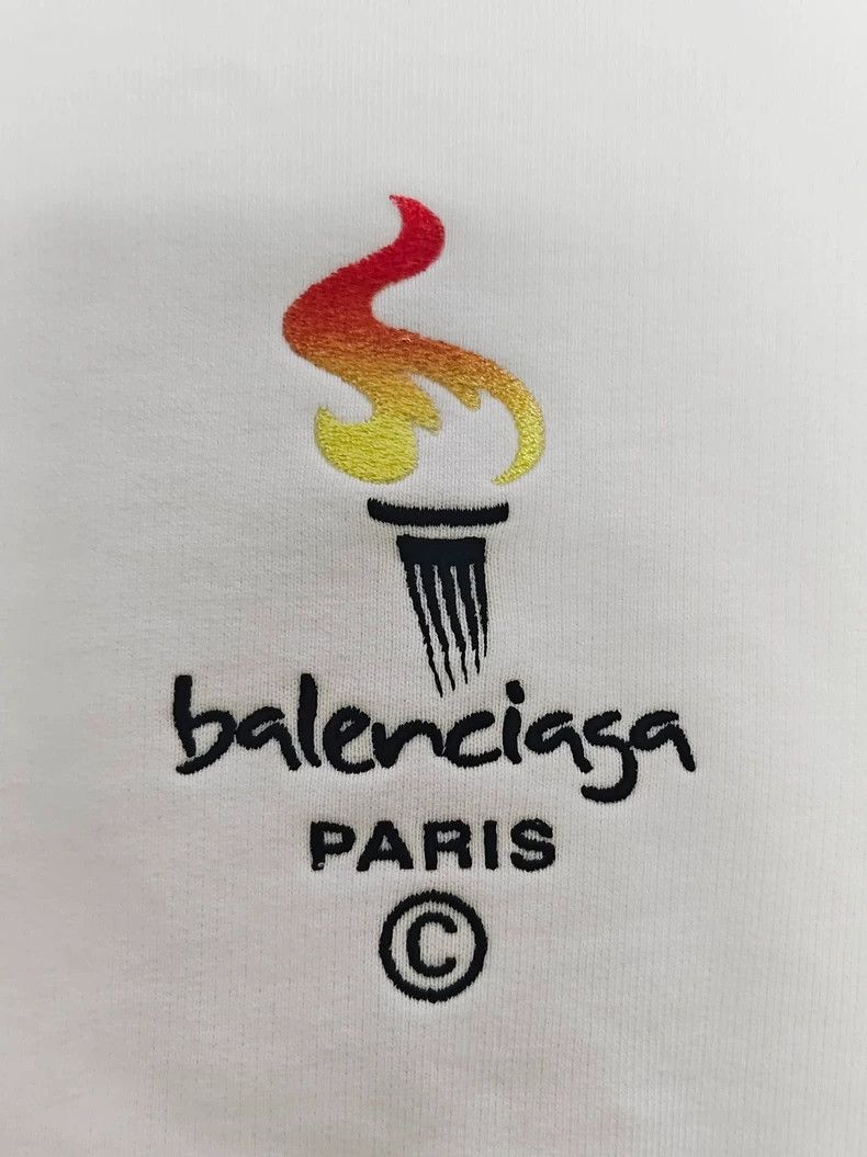 Balenciaga Balenciaga Torch embroidered logo hoodie 2503-Nextarrow Size US XS / EU 42 / 0 - 3 Thumbnail