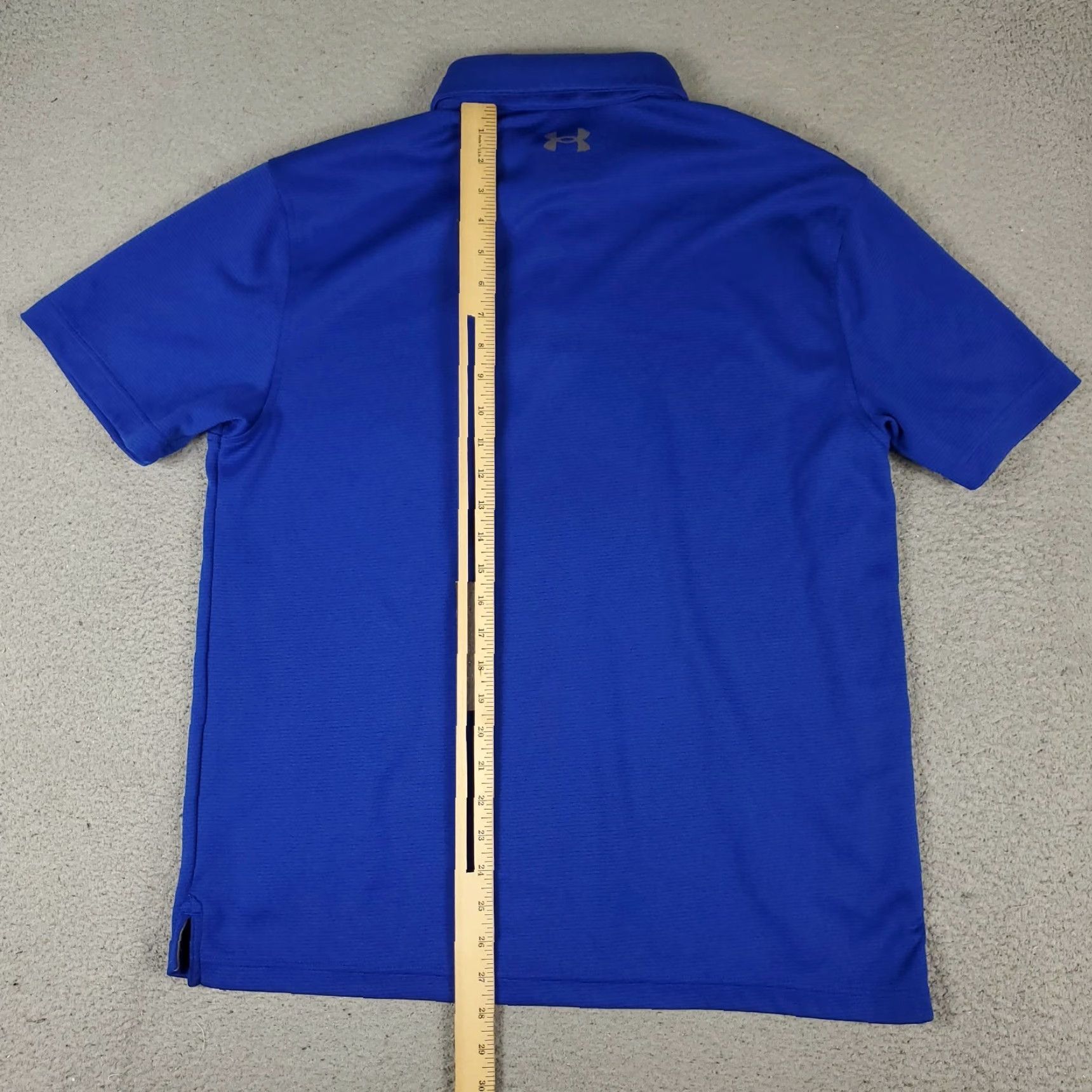 Under Armour Under Armour Polo Shirt Mens Size Large Blue Golf Casual Short Sleeve Size US L / EU 52-54 / 3 - 3 Thumbnail