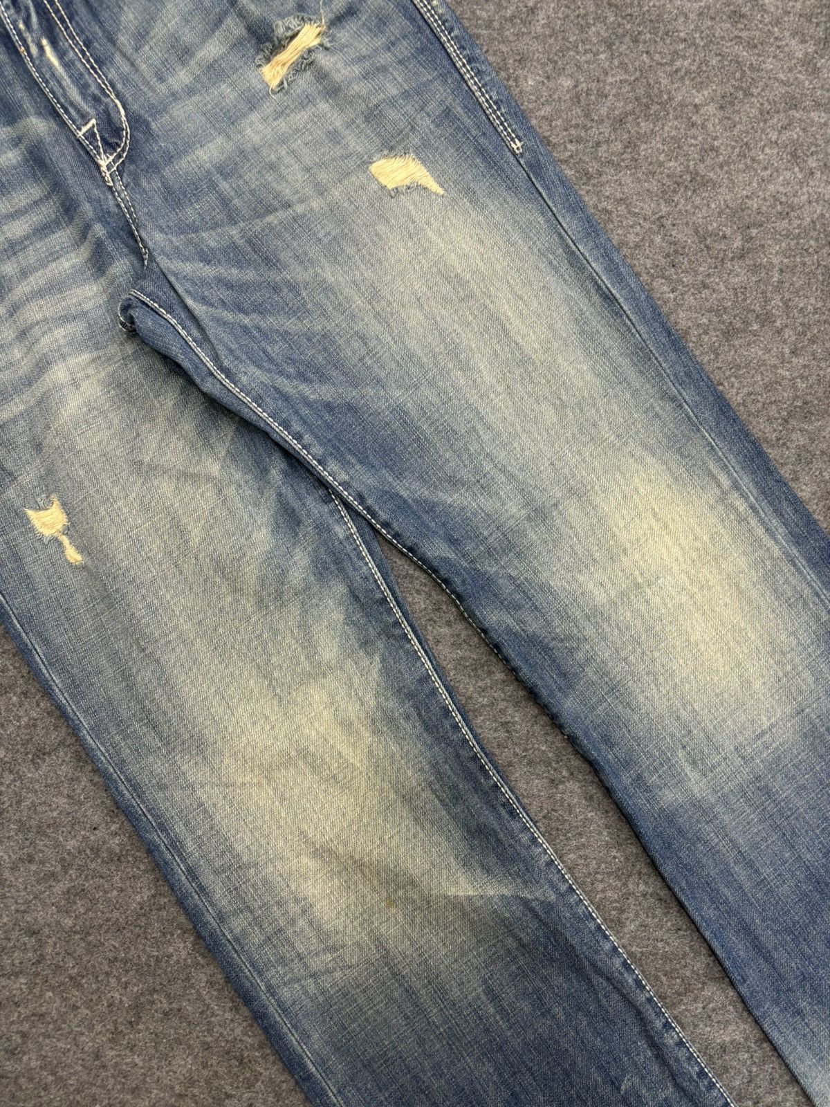 Rock & Republic 💥Sick Distressed 90s Style Rock Republic Flare Denim F502 Size US 34 / EU 50 - 6 Thumbnail