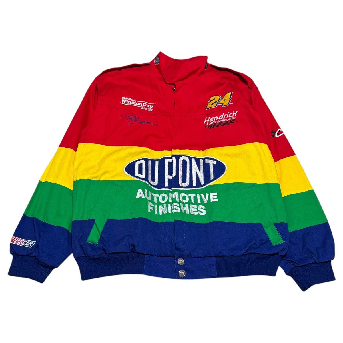 Jeff Gordon Chase Authentics Drivers Line hotsell Dupont Denim Coat Winston Cup Series L