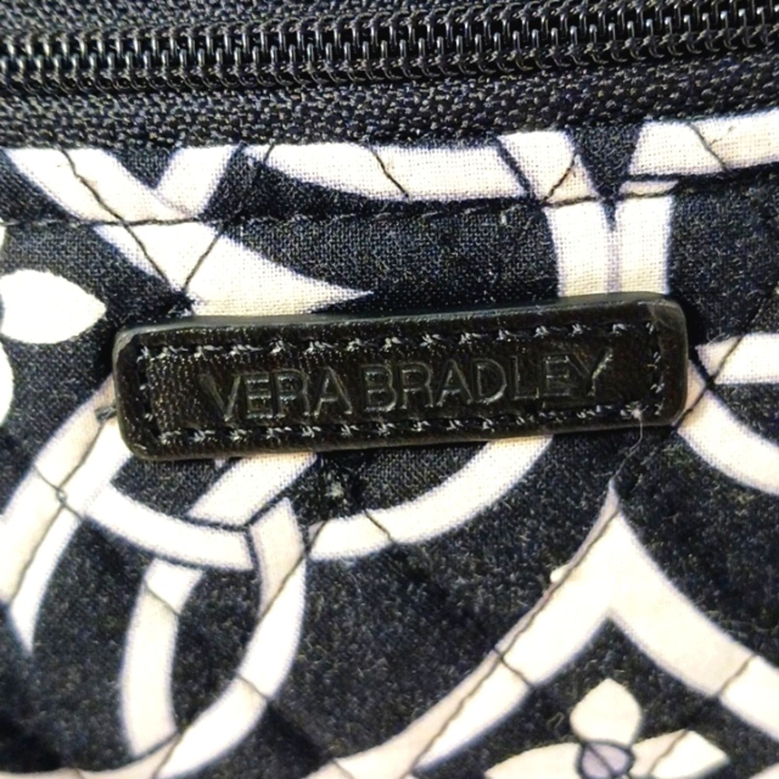 Vera Bradley Vera Bradley Shoulder Bag BLACK WHITE Paisley Minimalist Size ONE SIZE - 6 Thumbnail