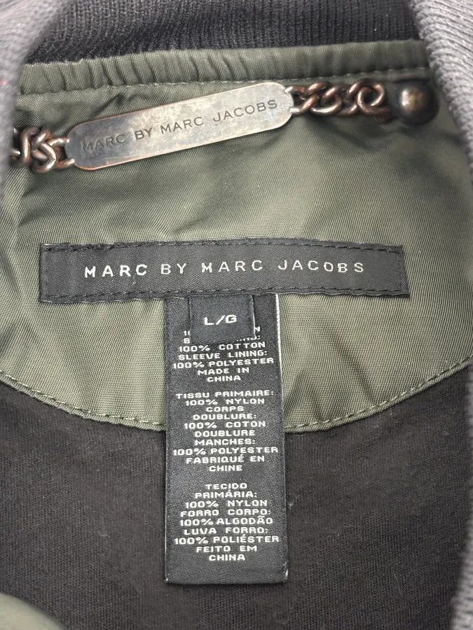 Marc Jacobs 2010s Marc Jacobs Olive Quilted Nylon Bomber Jacket Size US M / EU 48-50 / 2 - 11 Thumbnail