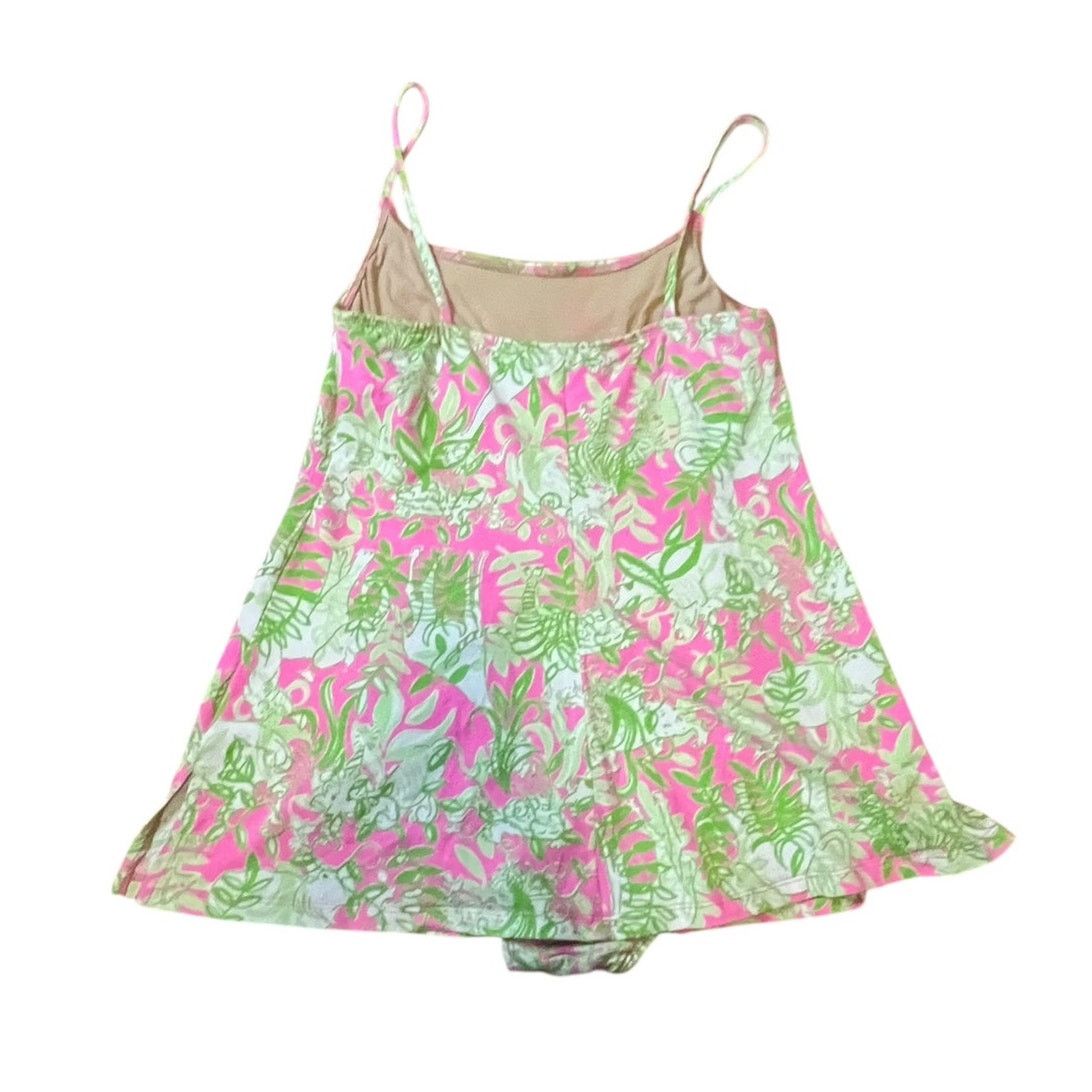 Lilly Pulitzer Lilly Pulitzer One-Piece Swimsuit Pink and Green Size 8 Size M / US 6-8 / IT 42-44 - 2 Thumbnail