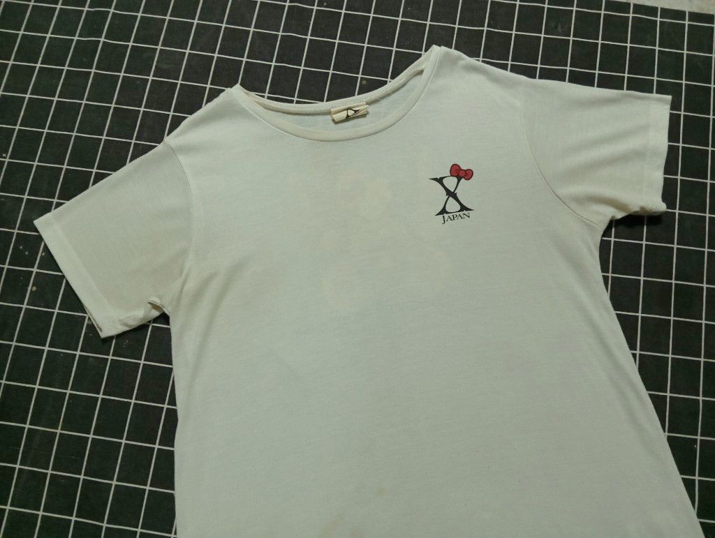 Japanese Brand X JAPAN Yoshiki x Hello Kitty = Yoshikitty 😻🎸🎌 tshirt Size L / US 10 / IT 46 - 2 Thumbnail
