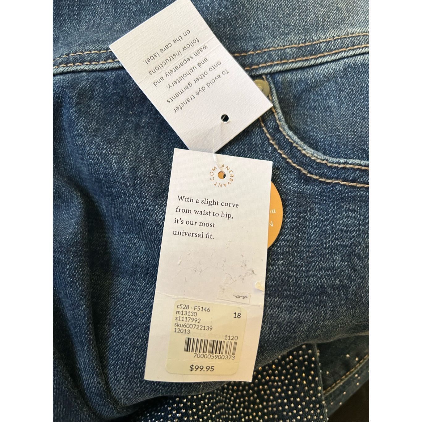 Other NWT Lane Bryant Jeans size 18 Signature Fit Flex Magic Waist Size 40" / US 18 - 5 Thumbnail