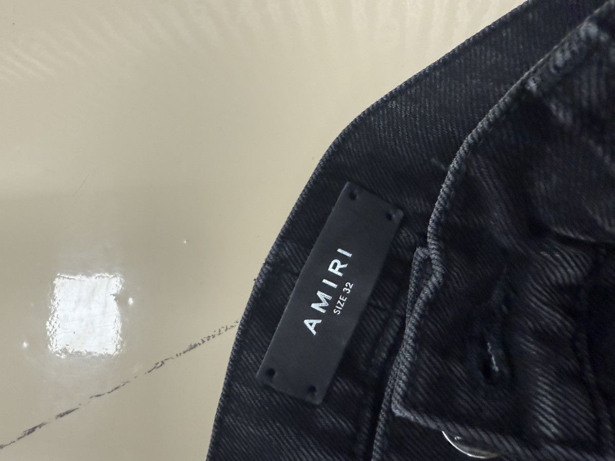 Amiri Amiri Black Baggy Jeans Size US 32 / EU 48 - 5 Thumbnail